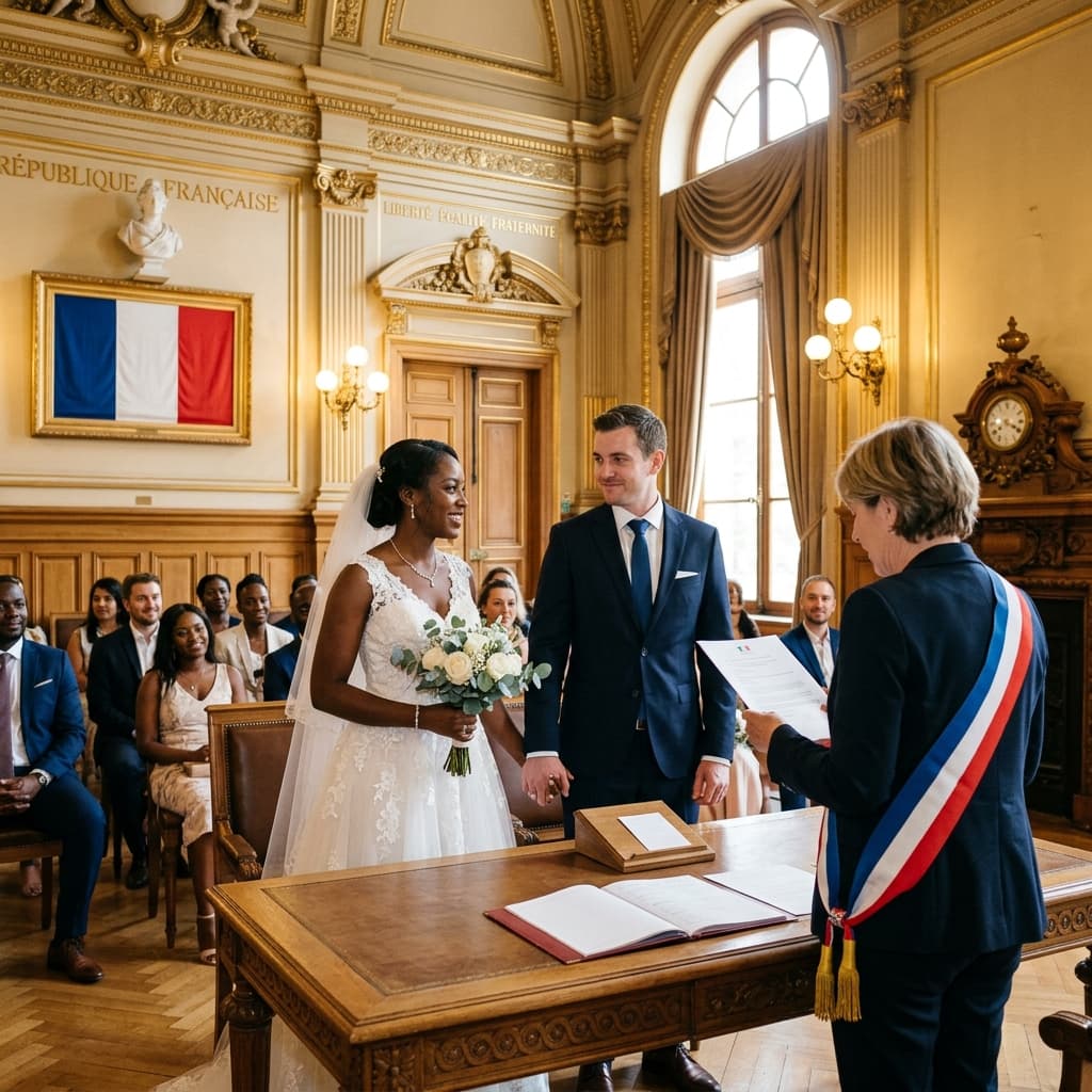 Titre de séjour conjoint de français : mariage, PACS, procédure