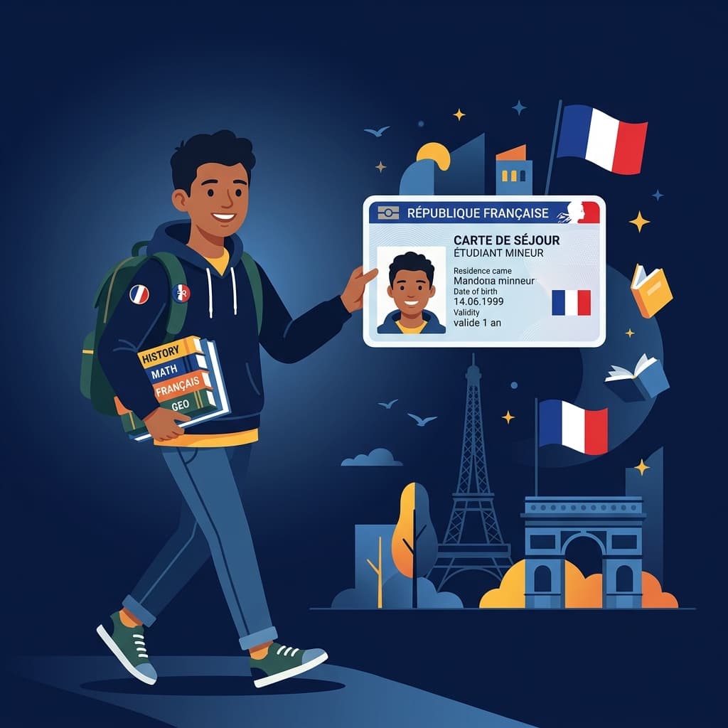 Demande de titre de séjour mineur scolarisé en France