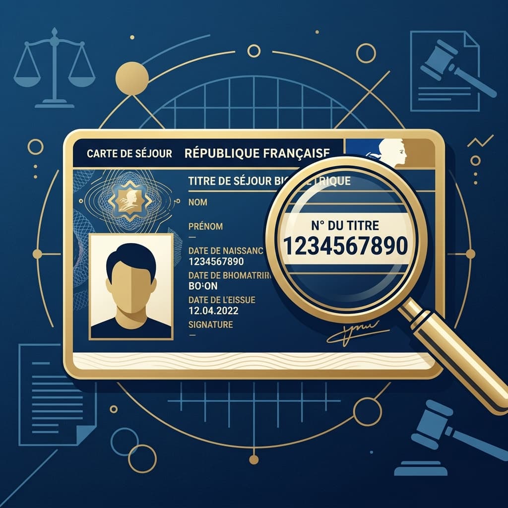 Numéro de titre de séjour : où le trouver sur votre carte ?